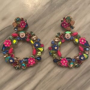 Pretty and fun clip on earrings from J Crew